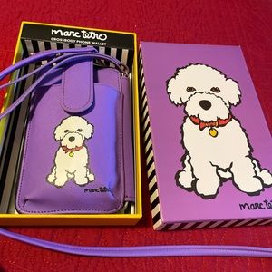 NWT Marc Tertro Bichon Phone Wallet
